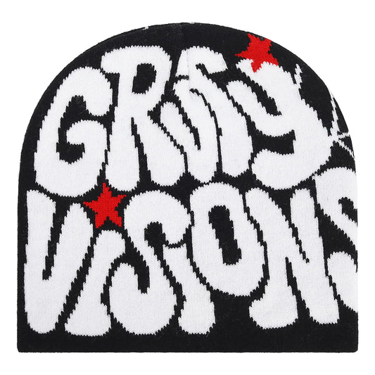 Y2K Gothic Graphic Beanie Hats